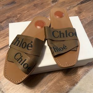 Chloe Woody Slide Sandals